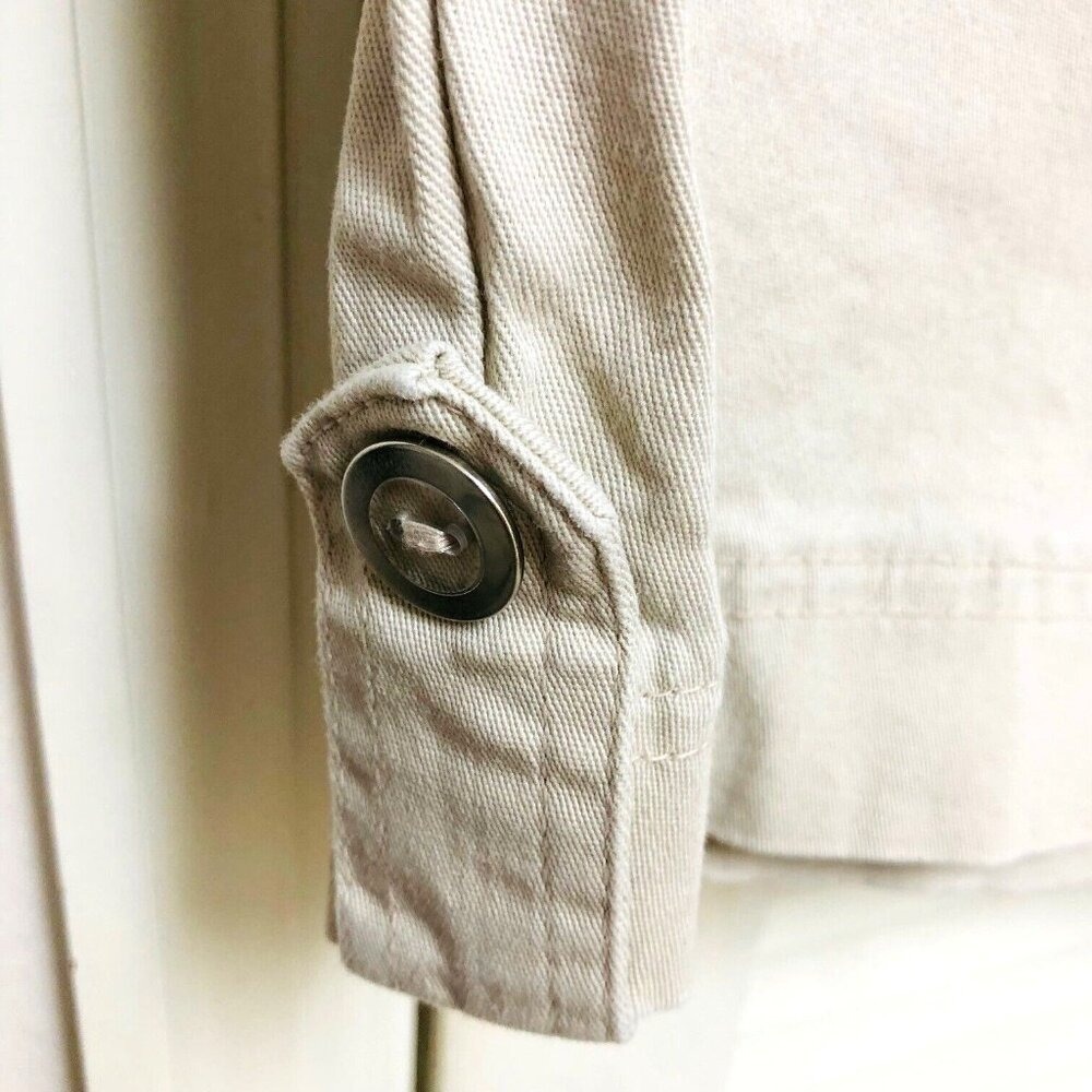 Denim &‎ Company How Timeless Short Lot of 2 Womens P3X Tan White Hi Rise Casual - Picture 4 of 5